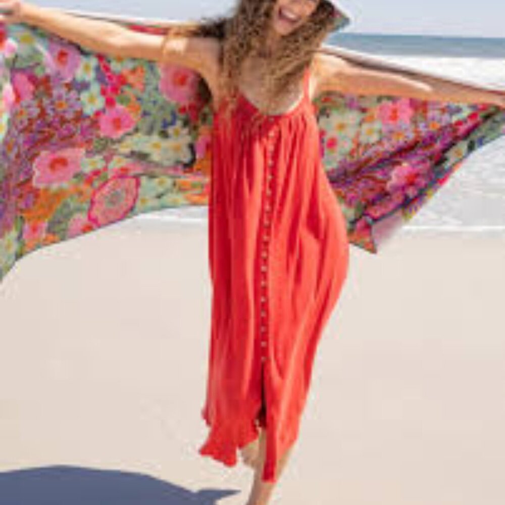 NATURAL LIFE Midi Dress